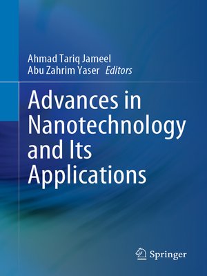 cover image of Advances in Nanotechnology and Its Applications